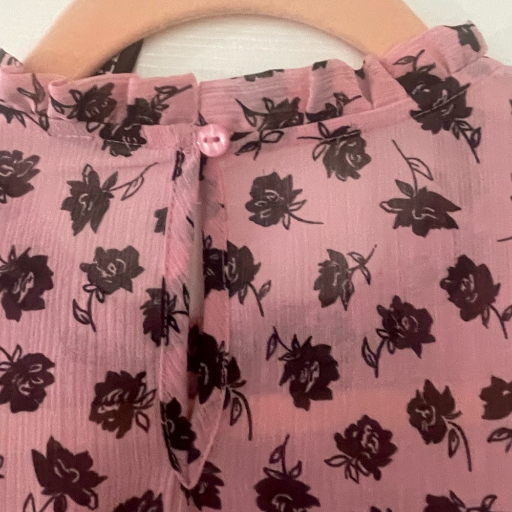 H&M Ruffle Detail Printed Blouse - Picture 6 of 8